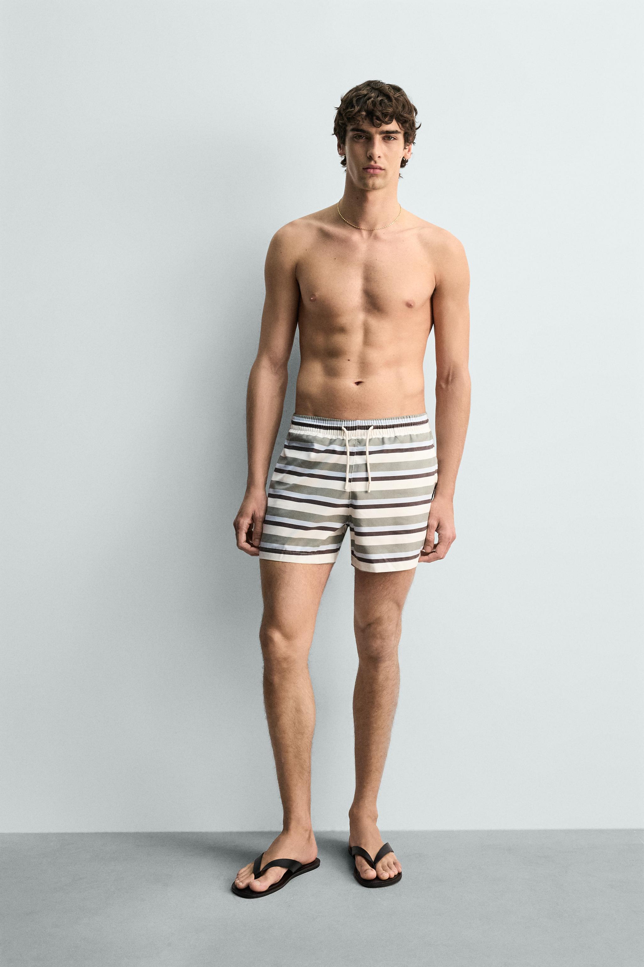 MID-STRIPE SWIMSUIT